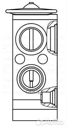 Клапан расш. кондиционера (трв) для а/м Hyundai
