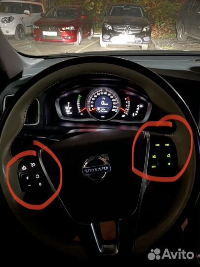 Кнопки на руль Volvo
