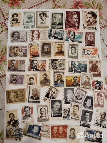 Почтовые марки 50х - 80х, большая коллекция объявление продам