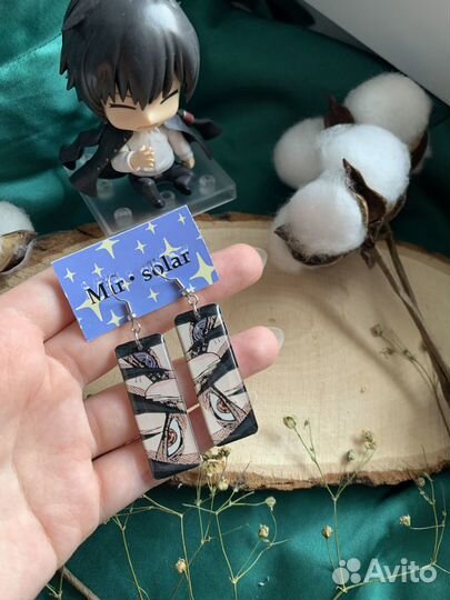 Анимэ, геншин импакт серьги