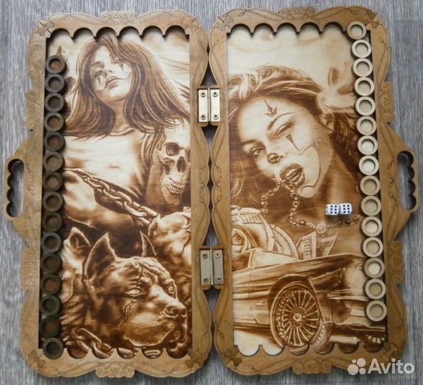 Нарды ручной работы 