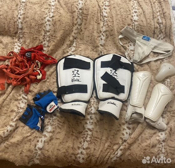 Накладки на ноги, защита кудо