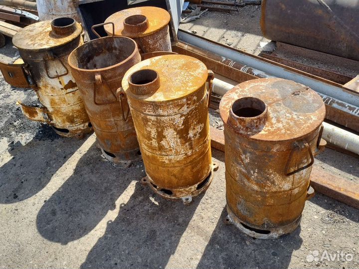 Печь буржуйка чугунная разборная