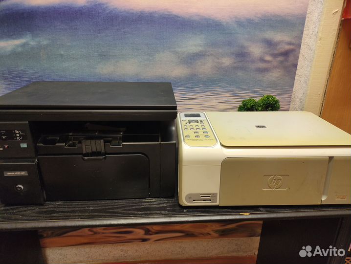 Цветной струйный Мфу / кабель LPT / картридж HP85A