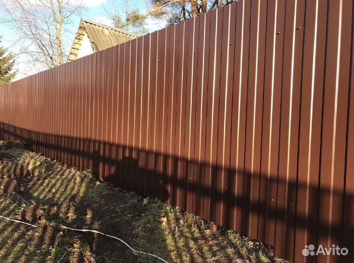 Заборы, навесы. Установка, монтаж