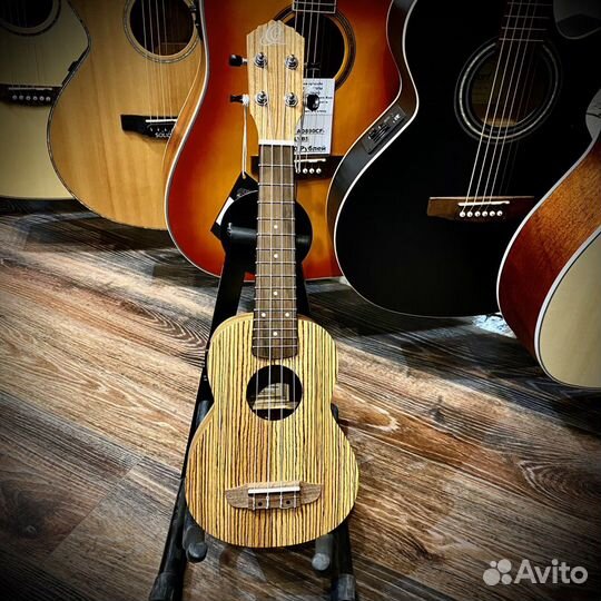 Укулеле сопрано со звукоснимателем Ortega RFU10ZE