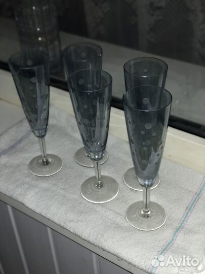 Фужеры из советского стекла