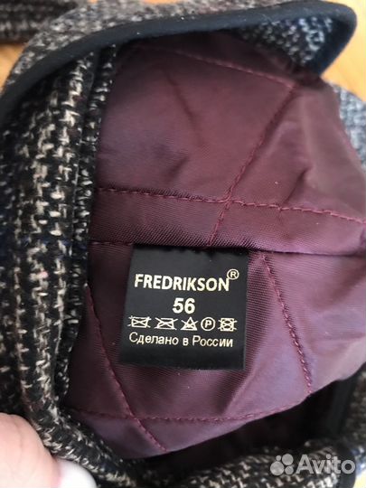 Кепка восьмиклинка с шарфом Fredrikson