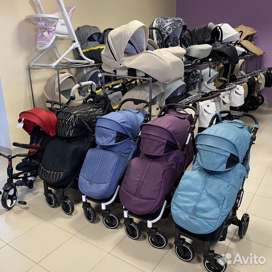 Прогулочные коляски,2в1,3в1 большой выбор