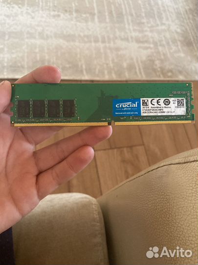 Оперативная память ddr4 4gb 2400 Crucial