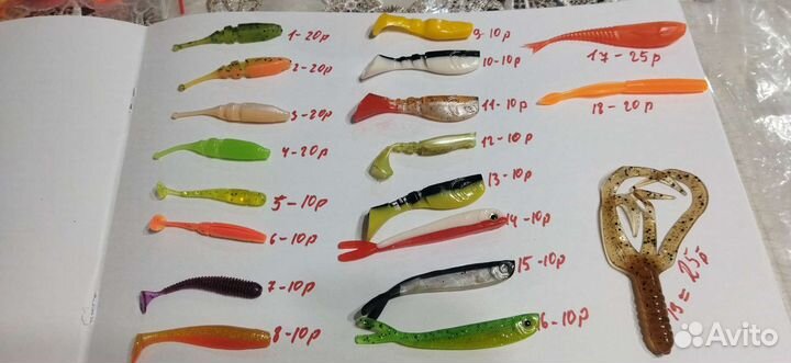 Силиконовые приманки для хищника