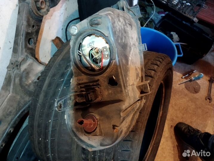 Фара левая на chevrolet lanos