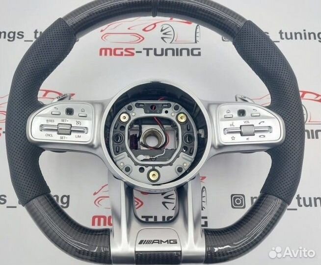 Руль G63 AMG Карбон + Кожа на G-Class W464