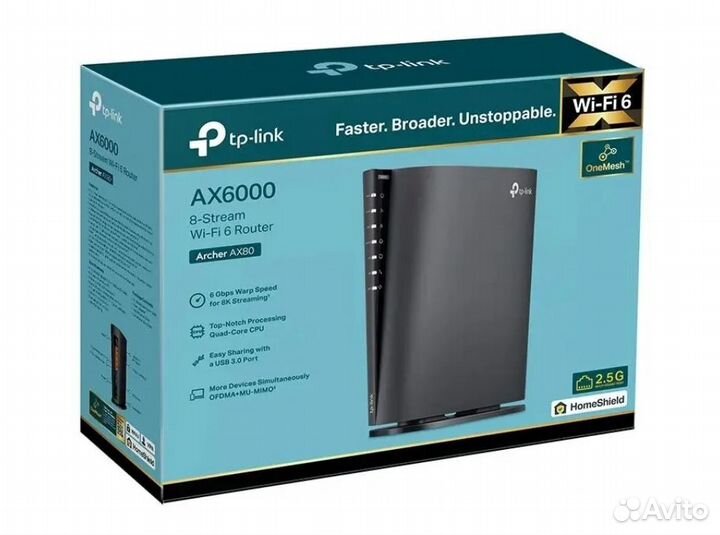 Беспроводной маршрутизатор TP-link Archer AX80(EU)