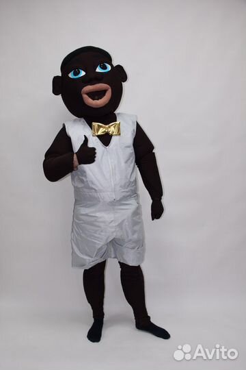 Ростовая кукла,поздравление от негра-стриптизера