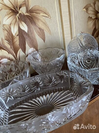 Хрустальные вазочки