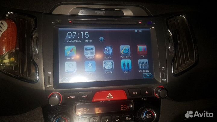 Штатная магнитола Kia Sportage