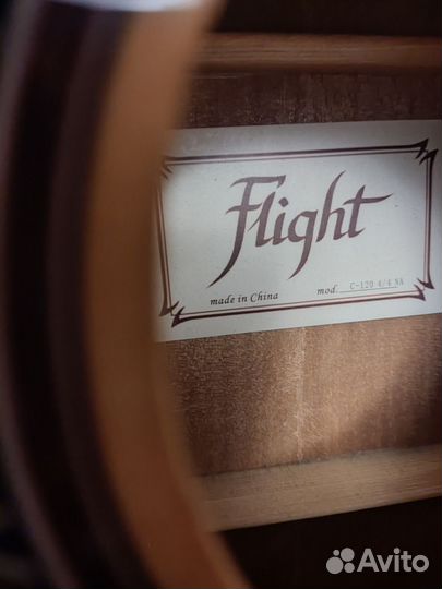 Гитара Flight (ель/красное дерево) обмен