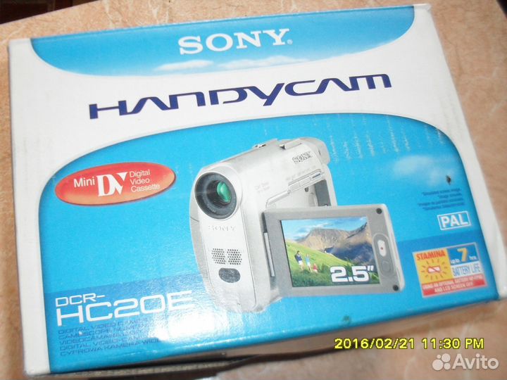 Цифровая видеокамера sony DCR HC20E Япония