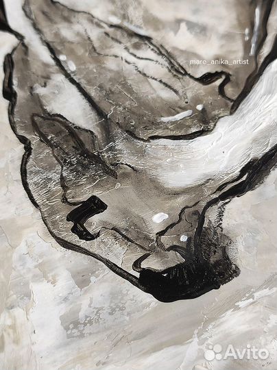 Авторская интерьерная картина «Устрицы. Трио»