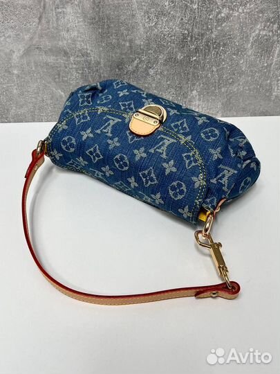 Сумка Louis vuitton mini pleaty denim