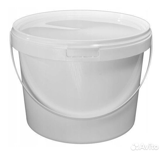 Ведро пластиковое с крышкой 10л