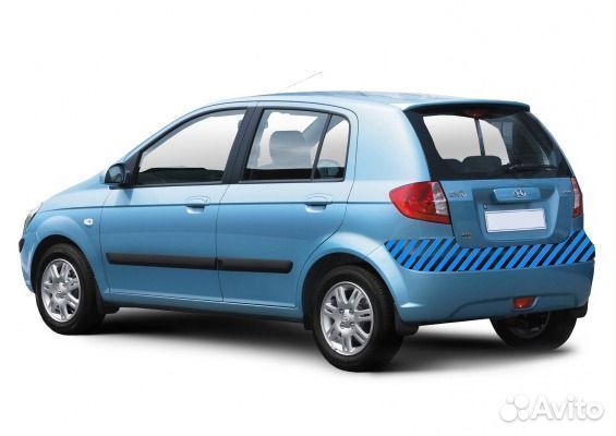 Новый молдинг заднего бампера Hyundai Getz