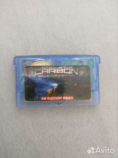 Need for speed carbon картридж gameboy advance sp