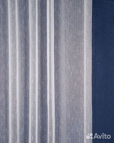 Тюль селена айвори готовый на окна пошив