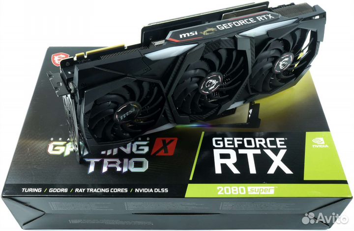Видеокарта rtx 2080 super msi gaming x trio