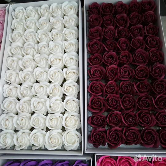 Мыльные розы 50 шт