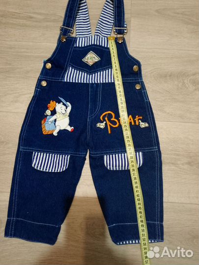Джинсовый комбинезон 68-74