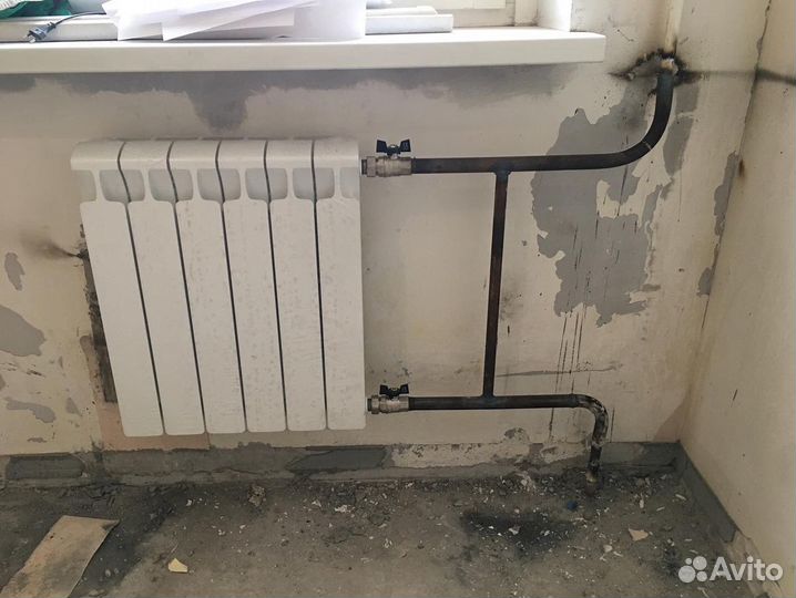 Замена батарей отопления сварка