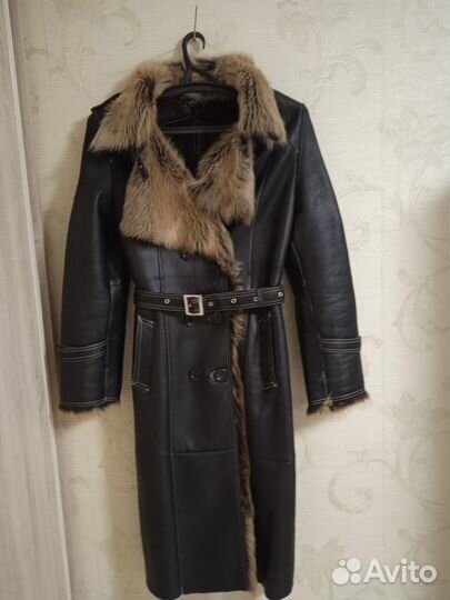 Дубленка натуральная женская 48-50размер