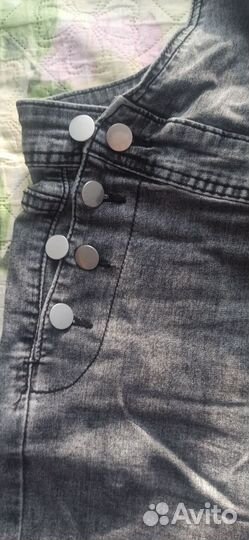 Джинсовый комбинезон для беременных