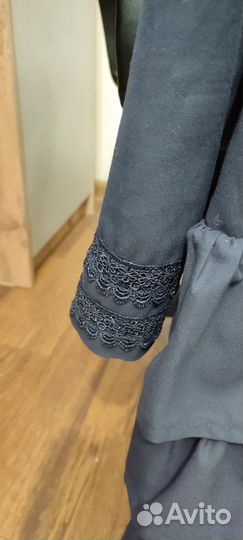 Платье синее школьное р. 140-146