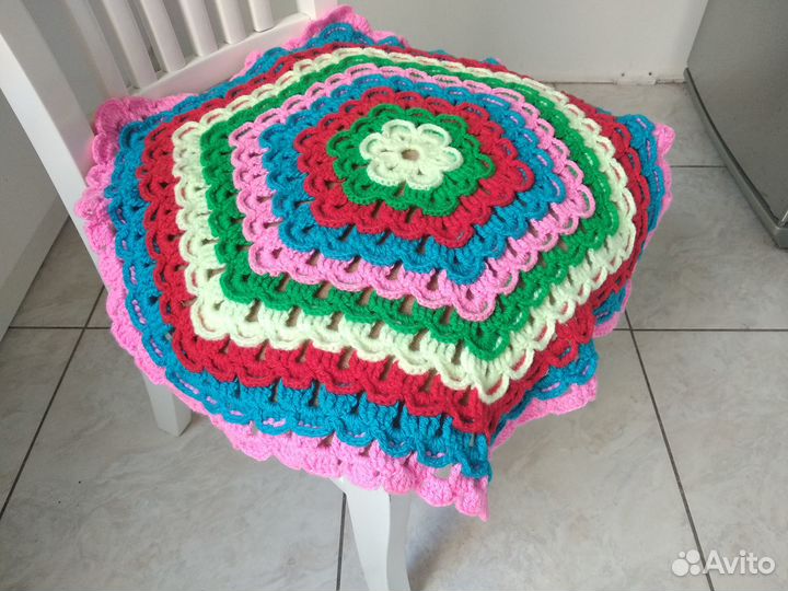 Сидушки на стулья вязанные, 59х50 см, 5 шт