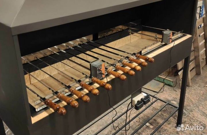 Идеальный шашлык всегда Электровертел для мангала