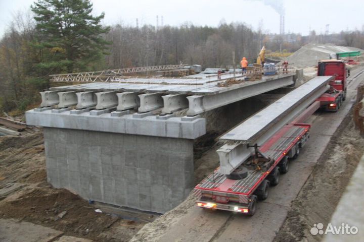 Разнорабочие на мост