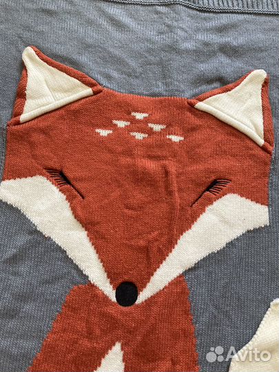 Плед детский вязаный