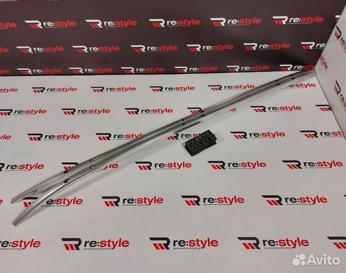 Рейлинги Mazda CX-9 с 2017 Серебро N1798