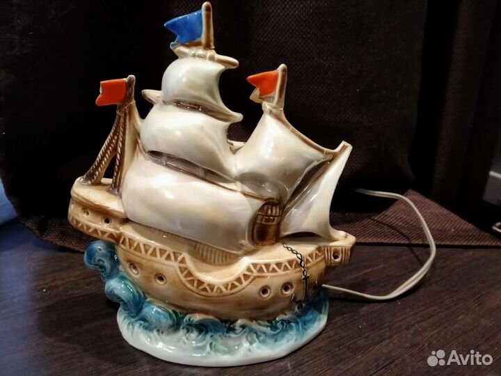 Фарфоровый светильник ночник гдр