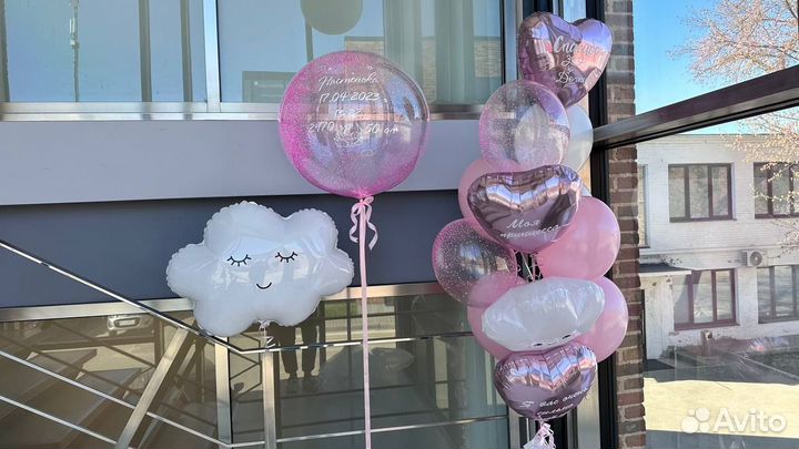 Воздушные шары на выписку