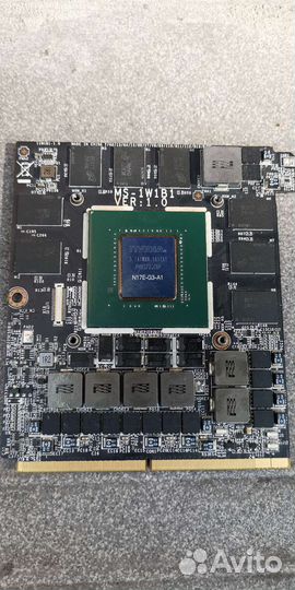 Видеокарта gtx 1080m N17E-G3-A1 8 гб gddr5 MXM