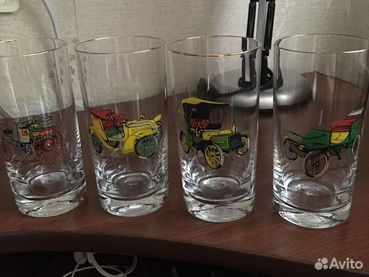 Стаканы 4 шт.Чехословакия