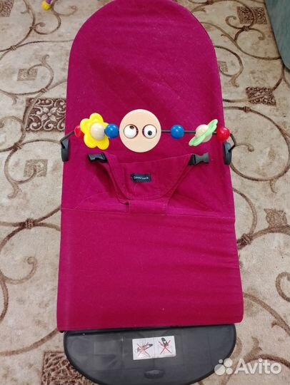 Шезлонг качалка для новорождённого 0+