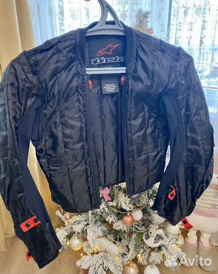 Мотокуртка alpinestars кожаная