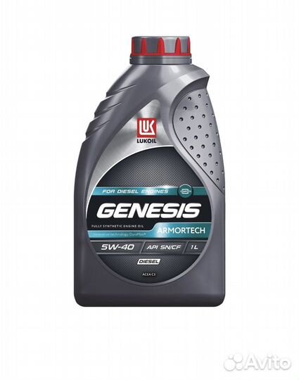 Масло lukoil genesis armortech diesel 5W-40