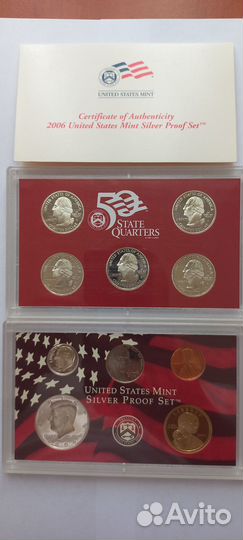 США 2006 Годовой набор 10 монет S