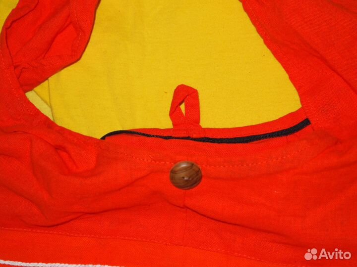 Хобо) Рыжая тайская дамская сумка